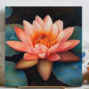 Lotus Wall Art, Canvas or Poster, Lotus Flower Art, Floral Wall Decor, Lotus Home Decor, Bedroom Decor, Modern Decor, Zen Wall Art, Flower