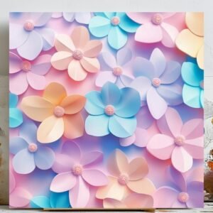 Pastel Floral Print: Spring Botanical Wall Art