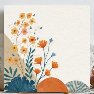 Floral Wall Art, Canvas Or Poster, Botanical Print, Gallery Wall Art, Nursery Decor, Modern Decor, Flower Wall Art, Colorful Home Decor