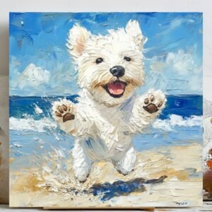 Dog Wall Art, Canvas Or Poster, Dog Wall Decor, Dog Home Decor, Living Room Decor, Modern Decor, Animal Decor, Pet Lover Decor, Art Print