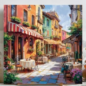 Italian Cafe Wall Decor, Canvas Or Poster, Italian Cafe Decor, Kitchen Decor, Living Room Decor, Foodie Art, Cafe Wall Hanging